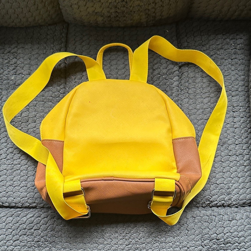 SpongeBob SquarePants Yellow and Tan Backpack - Picture 2 of 4